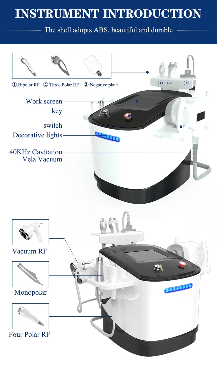 Máquina de Cavitação a Laser Avançada com Tecnologia de RF para Emagrecimento