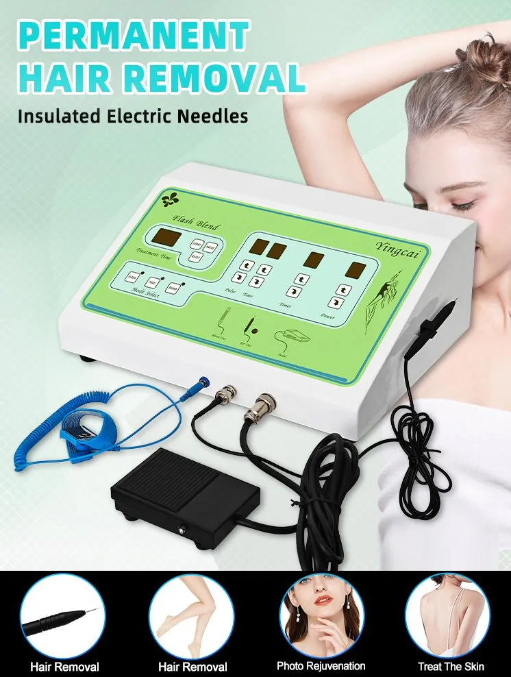Máquina de Eletrolise para Remoção de Cabelo Indolor a Preço de Atacado com Needle*10PCS para Uso Pessoal
