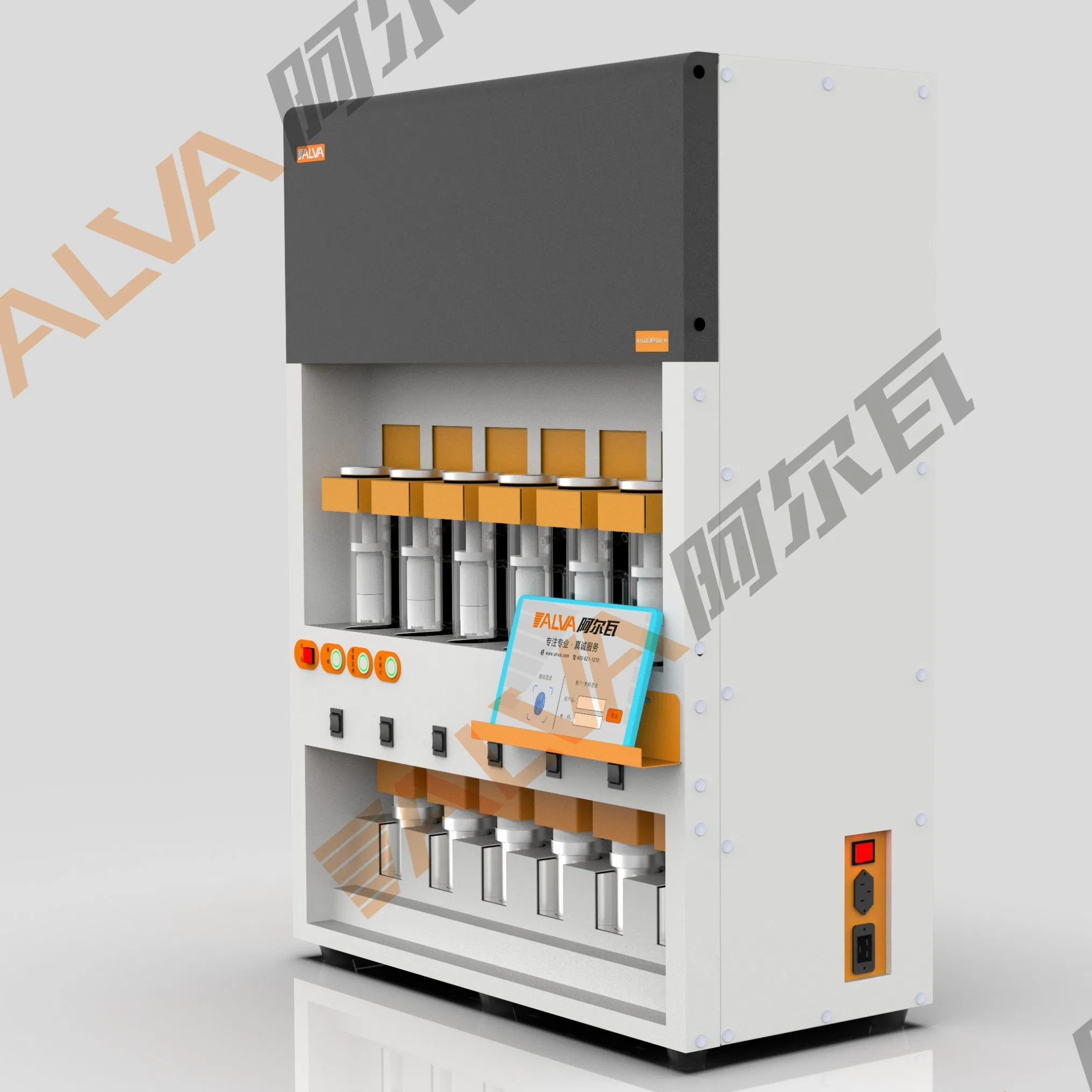 SD-P6 Analisador de Gordura Soxhlet: Equipamento Analítico Avançado de Laboratório para a Determinação do Teor Total de Gordura em Amostras de Alimentos, Rações, Grãos e Sementes