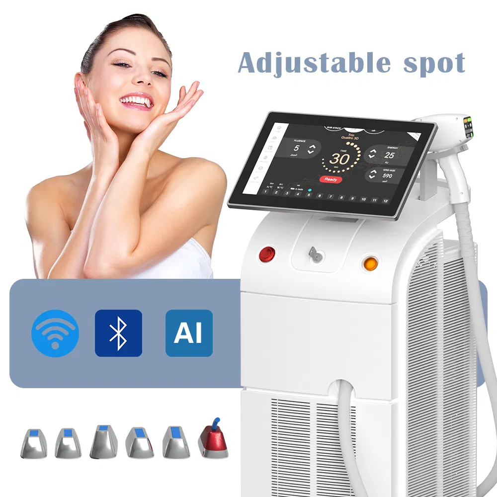 Venda Quente Máquina Profissional De Depilação a Laser Diodo 808 808nm Laser Diodo com Gelo