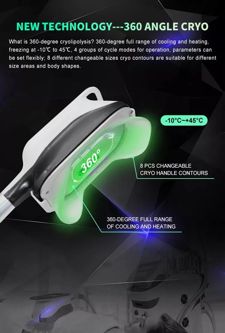 9 em 1 Máquina de Crioterapia Localizada para Emagrecimento e Modelagem