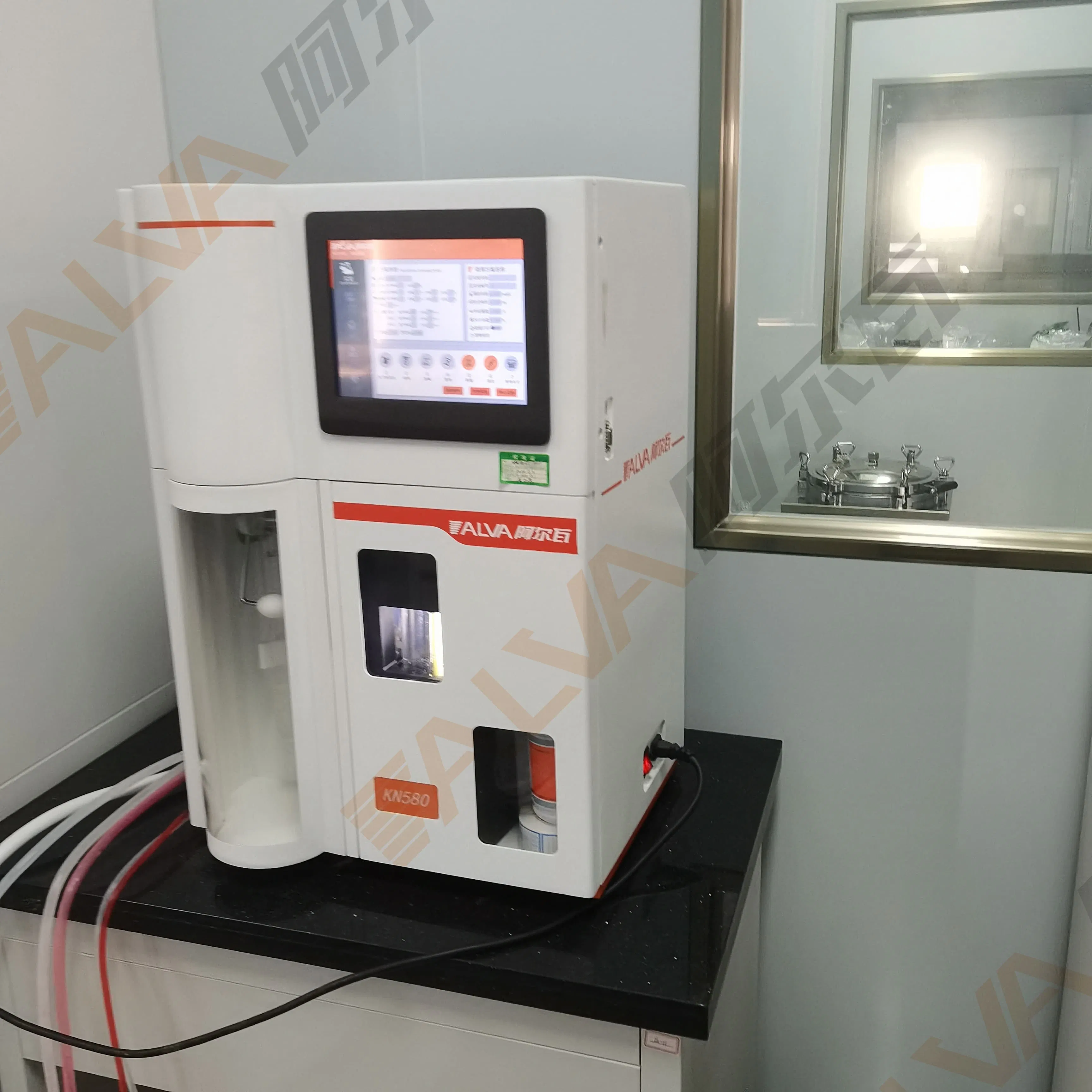 Kd580 Analisador de Nitrogênio Kjeldahl: Equipamento Analítico Totalmente Automático de Titulação para Medição Precisa de Proteínas na Avaliação da Qualidade da Água, Análise do Solo