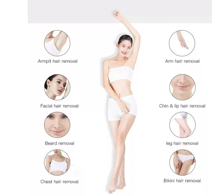 Máquina de Depilação a Laser de Diodo Multi Comprimento Remoção de Cabelo a Laser Remoção de Tatuagem