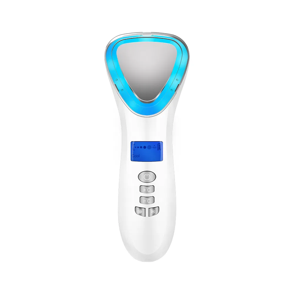 Dispositivo de Beleza para Cuidados com a Pele com Limpeza Profunda em Casa, Quente e Frio com Luz de Fóton
