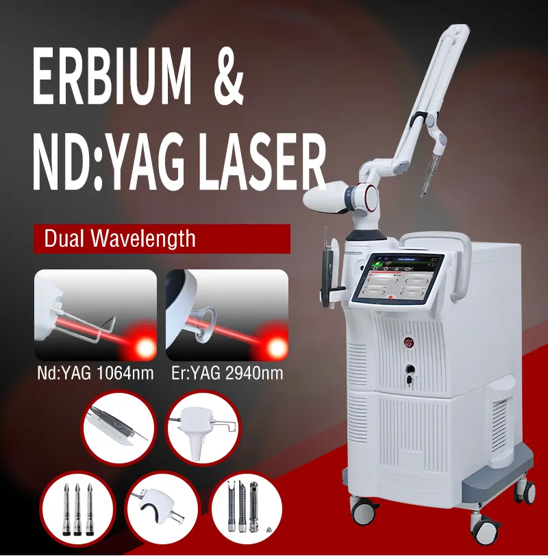 Laser ND:YAG e Erbium Fracionado