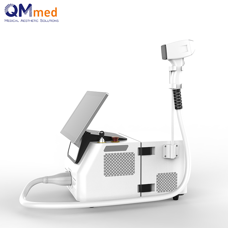 2025 Laser Diodo Portátil com 4 Probes de Tratamento 808nm Remoção de Cabelo a Laser Diodo 3 Comprimento de Onda da Máquina de Remoção de Cabelo a Laser Diodo