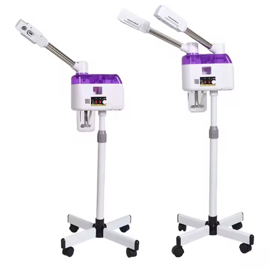 Equipamento de Vapor Facial Ozone SPA para Pele Hidratada Pequeno Tamanho Beleza Quente e Frio