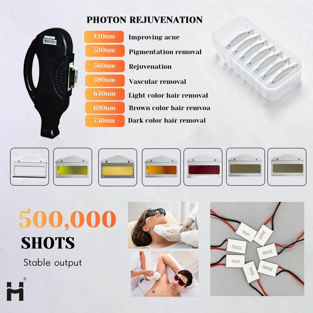 TUV CE ISO FDA Shandong Huamei Multifuncional 3 em 1 IPL+ND YAG+Laser Diode Ice Platinum Máquina de Remoção de Cabelo Remoção de Tatuagem para 3 Comprimento de Onda