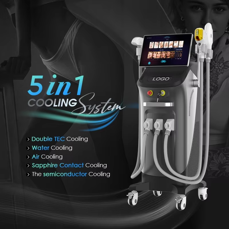Remoção de Pelo a Laser Diode Multifuncional Bbl IPL Dpl Elight 808
