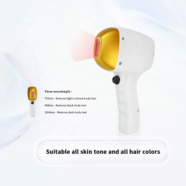 4 em 1 Equipamento de Beleza para Remoção de Pelo a Laser Diode, Pico Laser, IPL e ND YAG