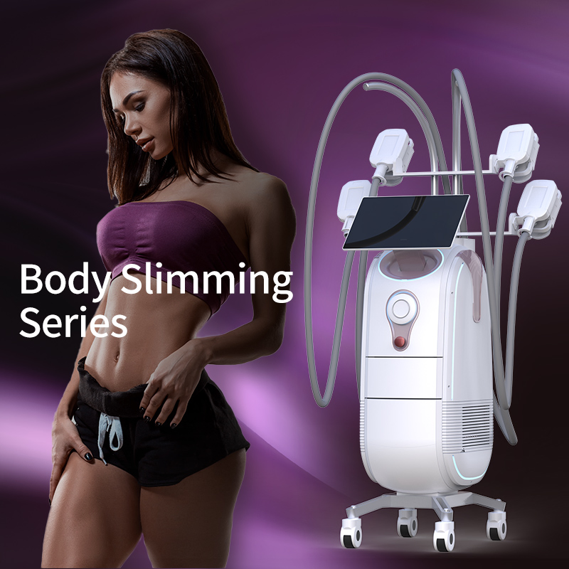 Máquina Avançada de Slimming a Crio com 4 Manípulos e Tela LCD