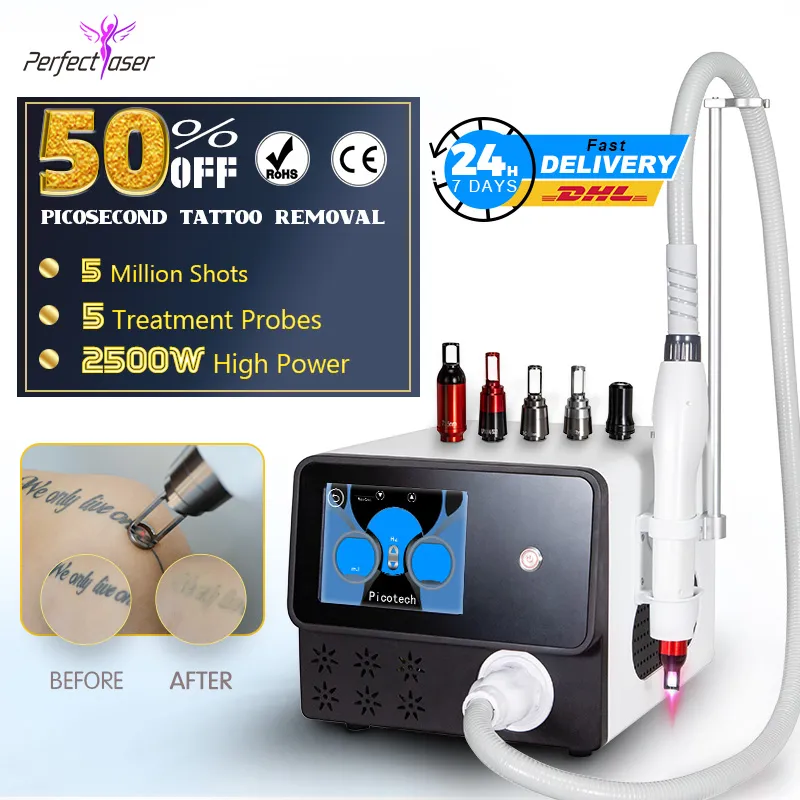 1320nm Laser de Picosegundo 532nm Q Switch Ativo ND YAG 1064nm Equipamento