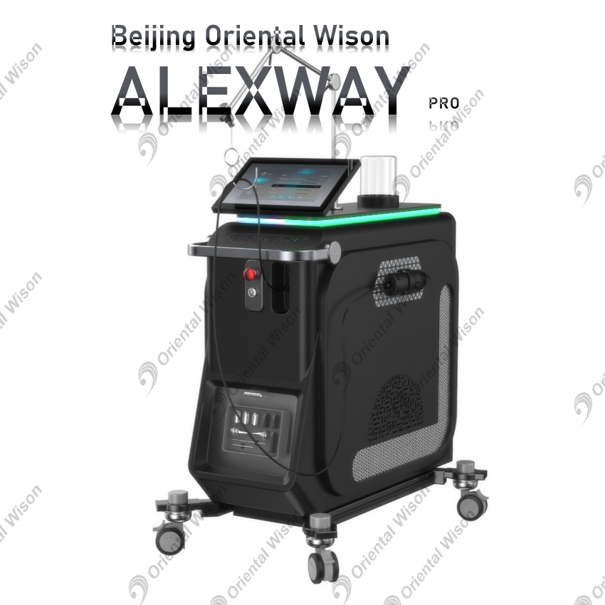 15.6inch Laser Alexandrite de Tela Digital 755nm Remoção de Pelo ND YAG 1064nm Tratamento de Lesões Pigmentadas e Veias Vasculares Equipamento de Beleza para a Pele