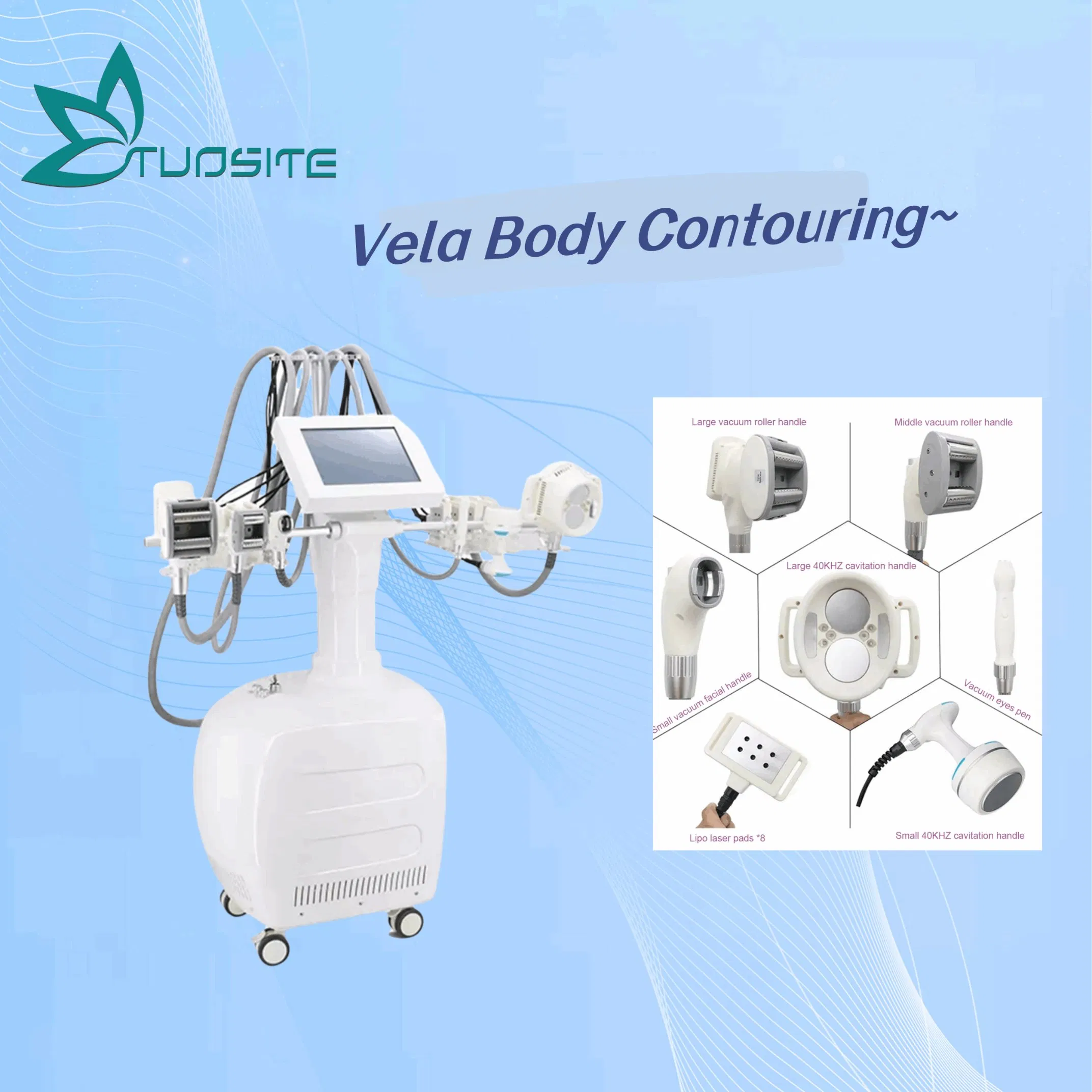Máquina Profissional de Remoção de Celulite por Cavitação a Vácuo e Radiofrequência para Modelagem Corporal e Emagrecimento