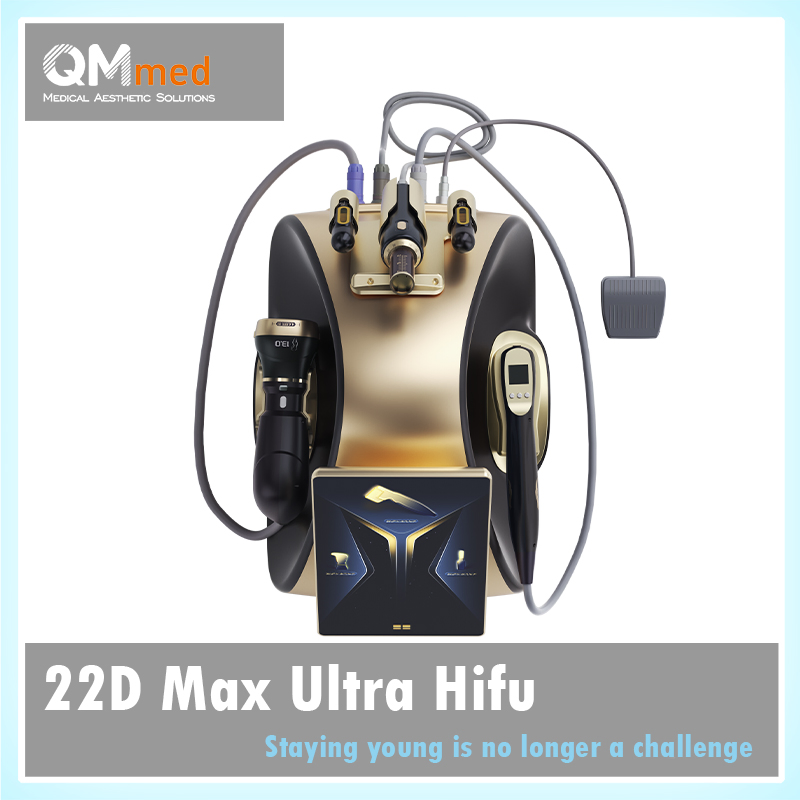 Máquina de Beleza Hifu RF de Alto Desempenho com Motor Sem Escovas Controle Inteligente Dispositivo de Cuidado Abrangente para Rosto e Corpo Intimo