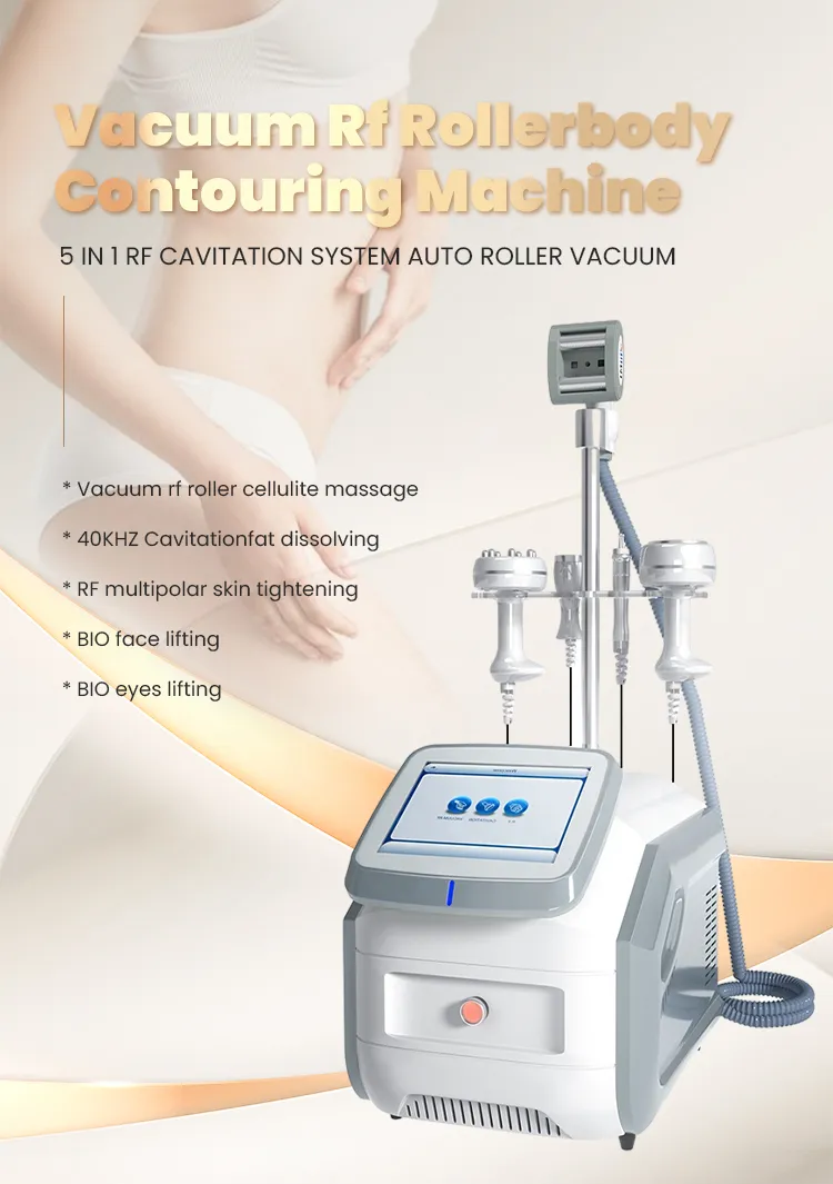Máquina de Rosto com Cavitação por Rolos a Vácuo para Olhos RF Avashape Ava Shape Equipamento de Beleza