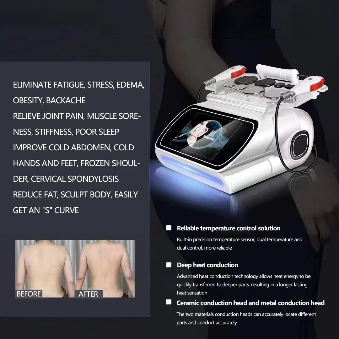 Máquina de Fisioterapia Slimming de Terapia Tecar RF Monopolar Portátil para Perda de Peso e Modelagem Corporal
