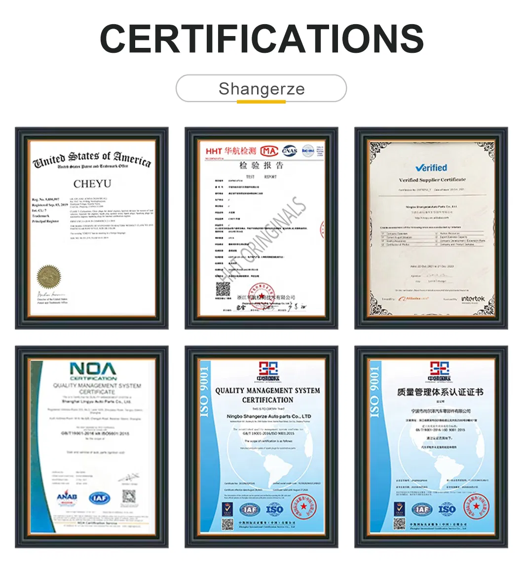 Certificates