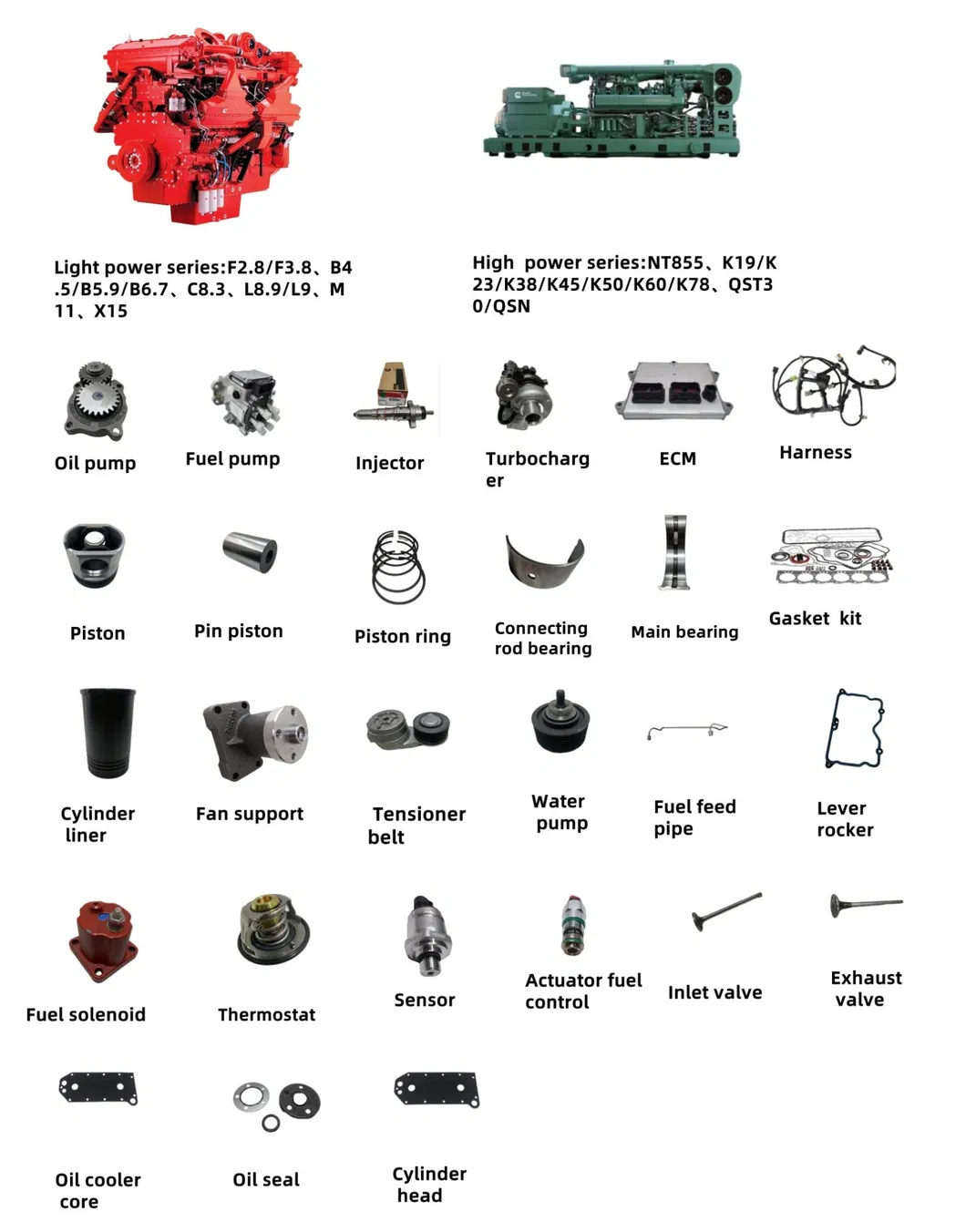 Engine Spare Parts Catalog