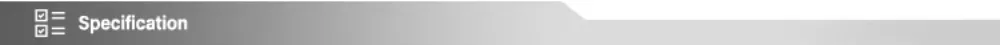 Specification Banner
