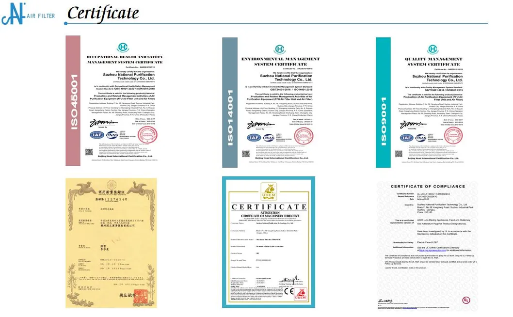 Certifications