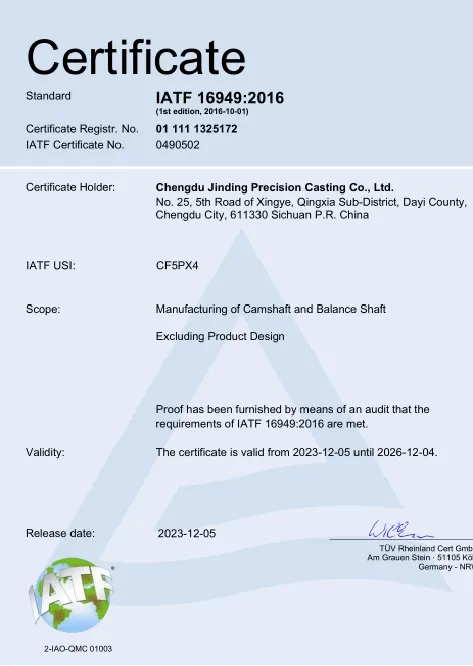Certification 1