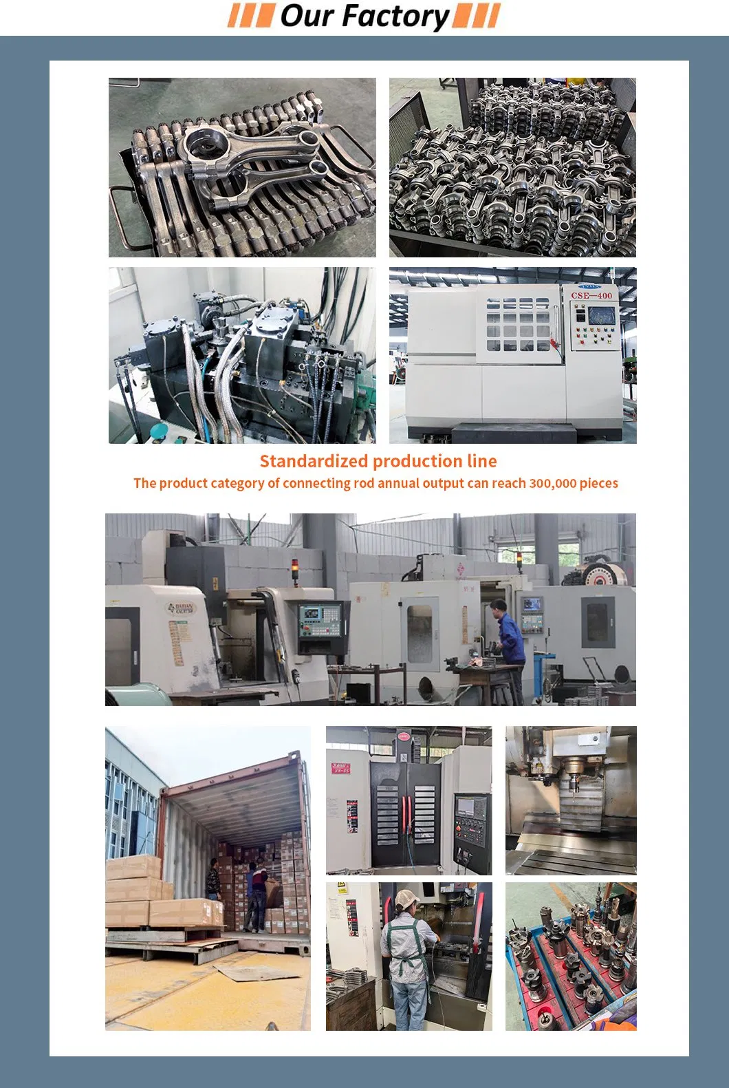 Connecting Rod Factory Production