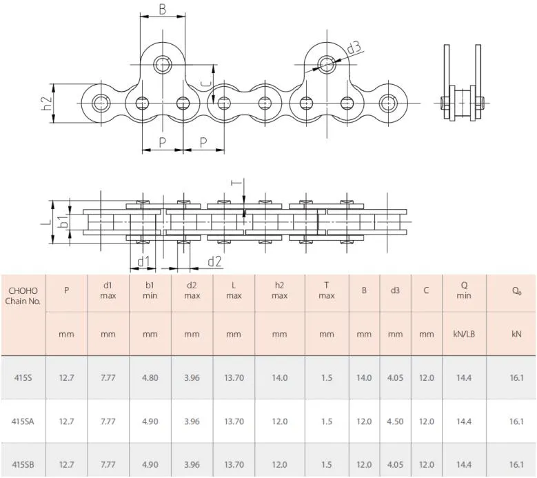 Stainless Steel Timing Link Chain
