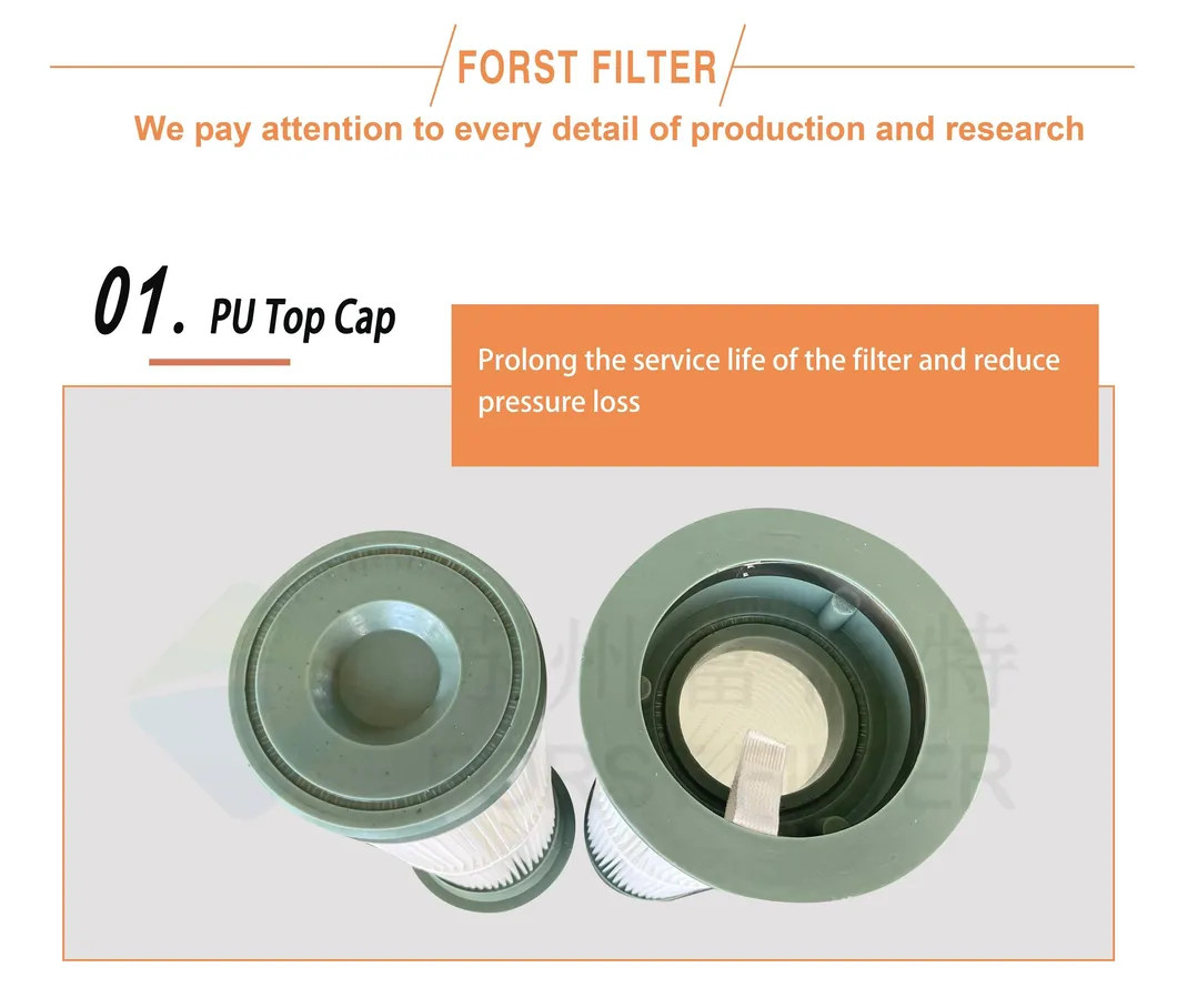 PU Top and Bottom Cap Filter