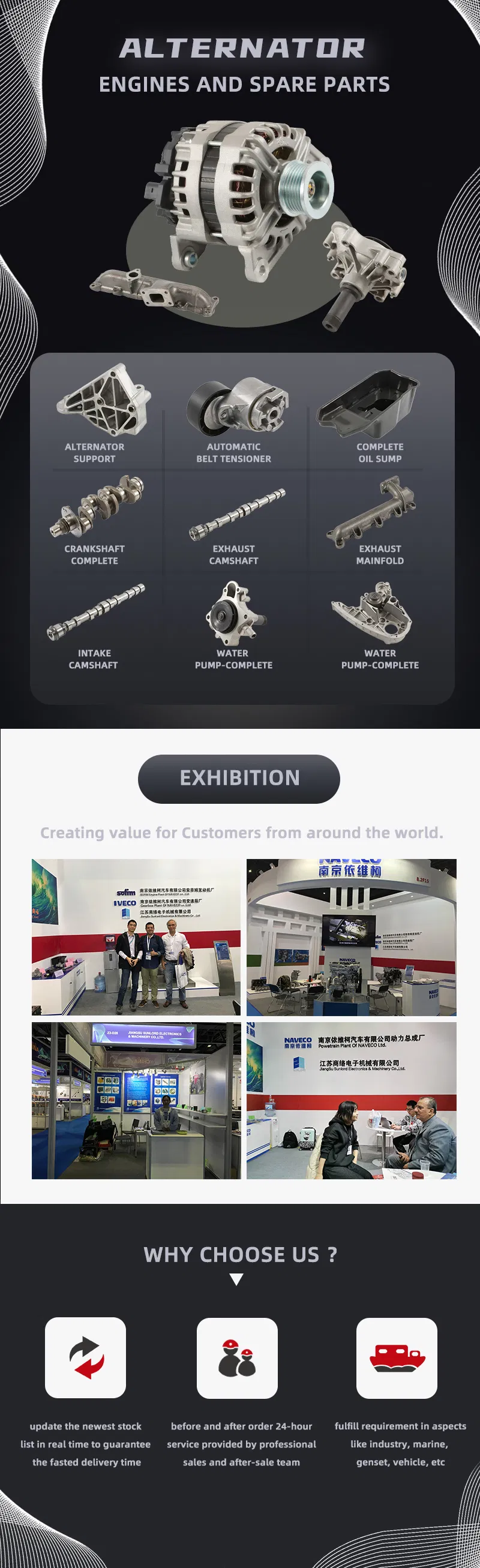 M7bdl001 Mf375/Mf385 Factory Engine Parts Cylinder Head