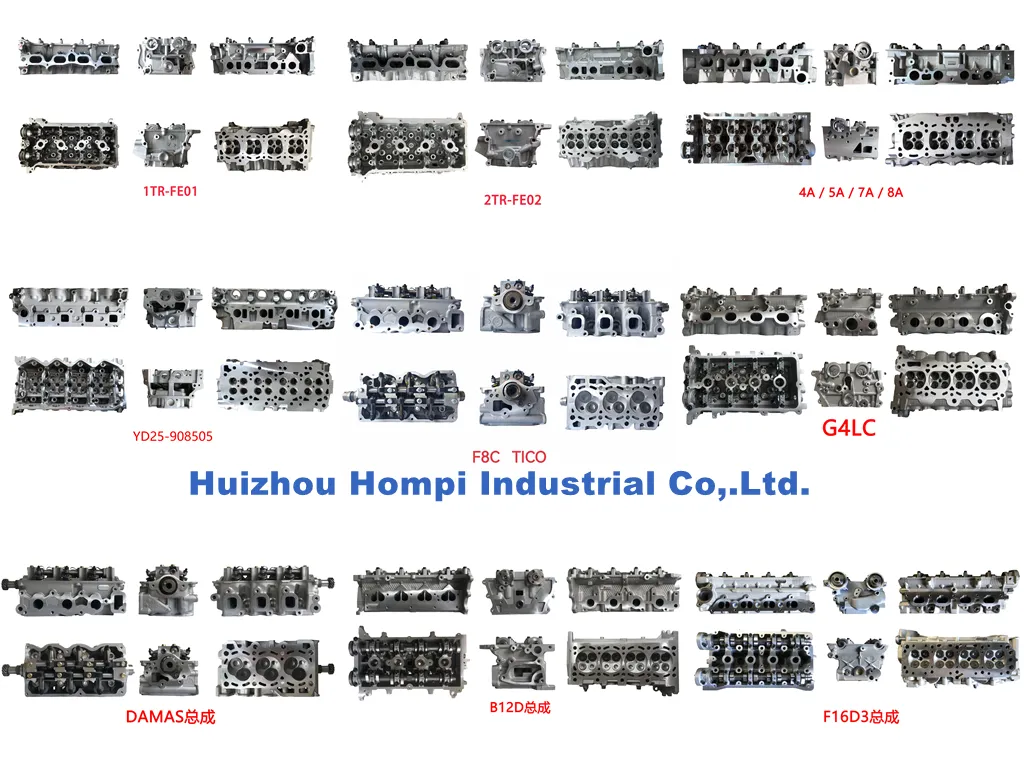 Aluminum Cylinder Head Toyota 2TRFE Bottom View