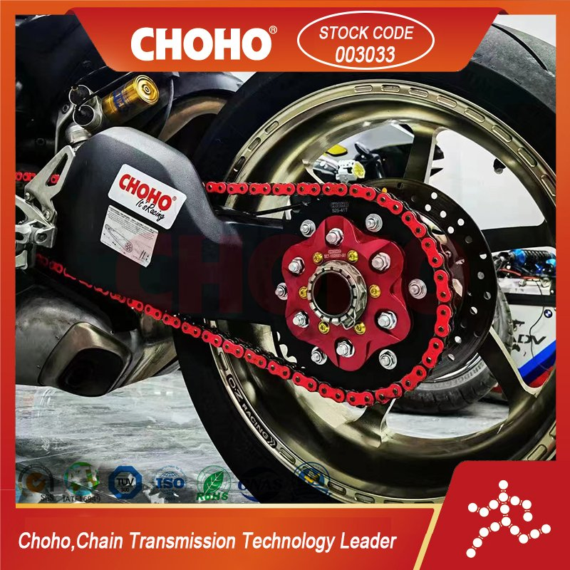 Choho Sprockets Auto Timing Stainless Steel Drive Single Motorcycle Roller Chain