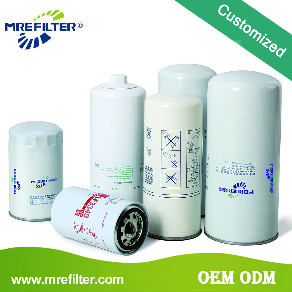Auto Parts Factory Price Wholesale OEM Car Air Fuel Lube Water Element Oil Filter for Volvo/Isuzu/Hyundai/Mercedes Benz/Toyota/Caterpillar Truck Engine