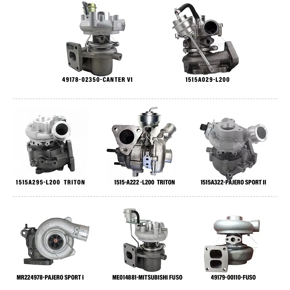 Wholesale Turbocharger Car Steering System Auto Parts Turbo Charger for Toyota Honda Nissan Mitsubishi Mazda Isuzu Lexus Hyundai KIA