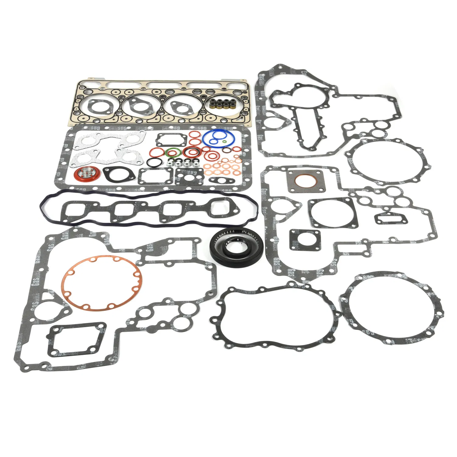 Auto Part Heavy Duty Engine Excavator Engine Spare Replacement Part Cylinder Gasket for Komatsu 6D125