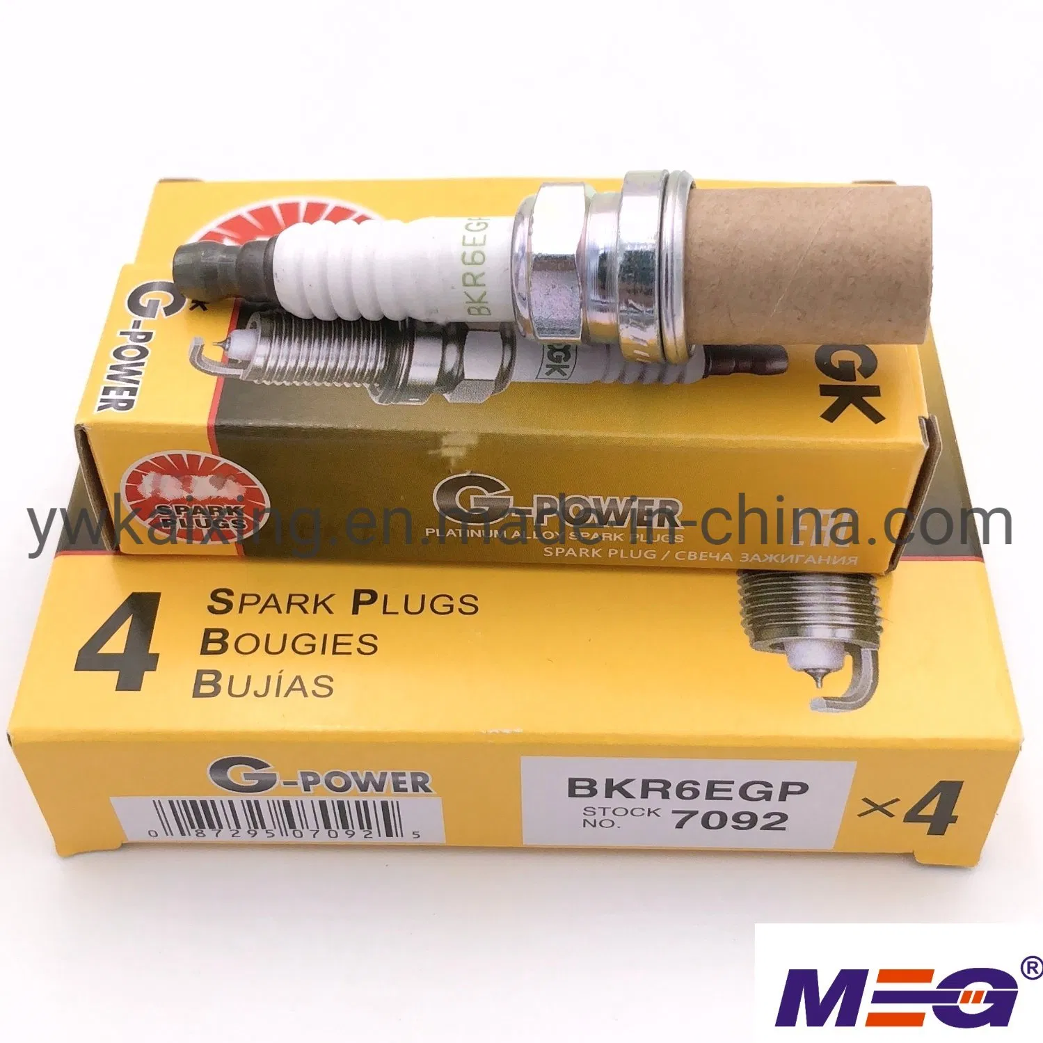 OEM High Quallity G-Power Iridium Car Spare Parts Platinum Spark Plug Bkr6egp 7092