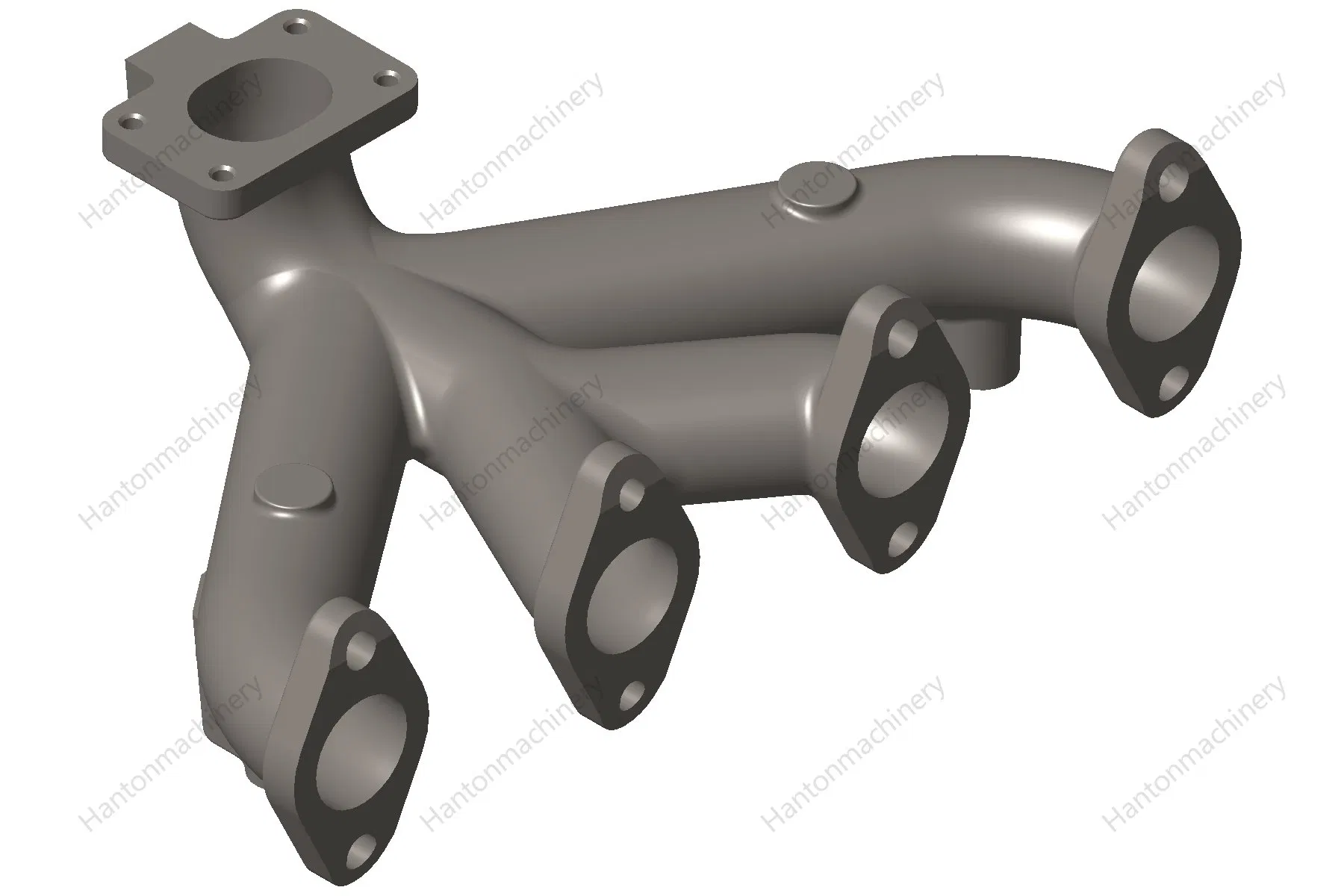 Cummins Auto Diesel Engine Motor 4ISBE parts 4897792 4939973 exhaust manifold