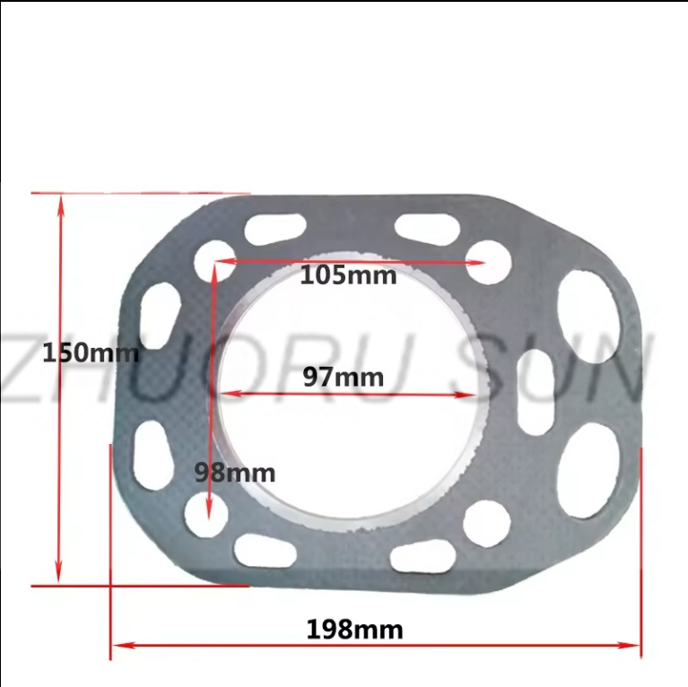 R180A Cylinder Head Gasket for Diesel Engine R180A Diesel Engine