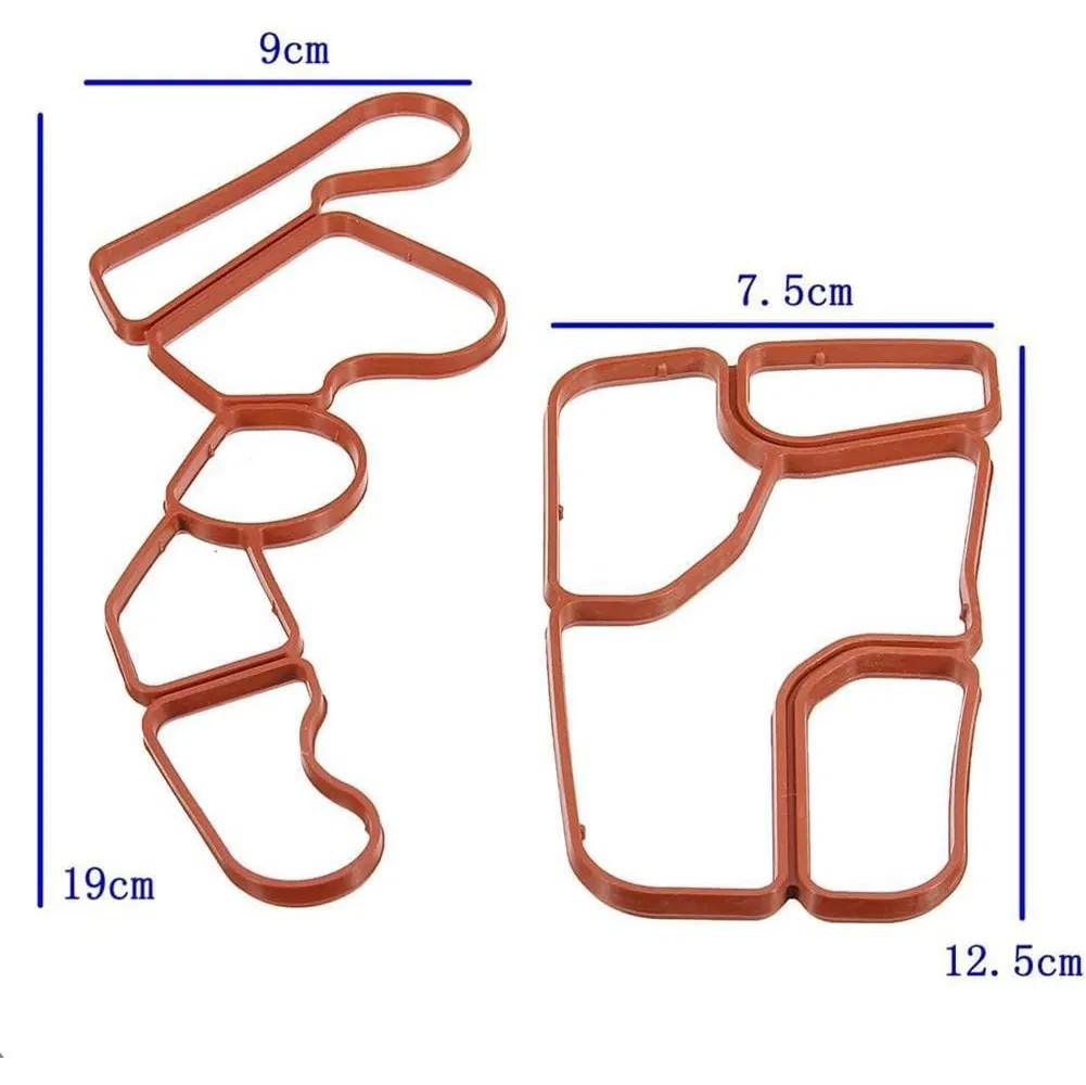 NBR Acm Oil Filter Housing Gasket Cooler Seal 2721840280 for Mercedes Benz M271 Engine A2711840380