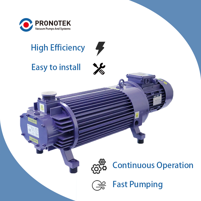 Oil-Free Low-Maintenance Industrial High-Pressure Air-Cooled Dry Screw Vacuum Pump Long-Life for Semiconductor Chemical EDM