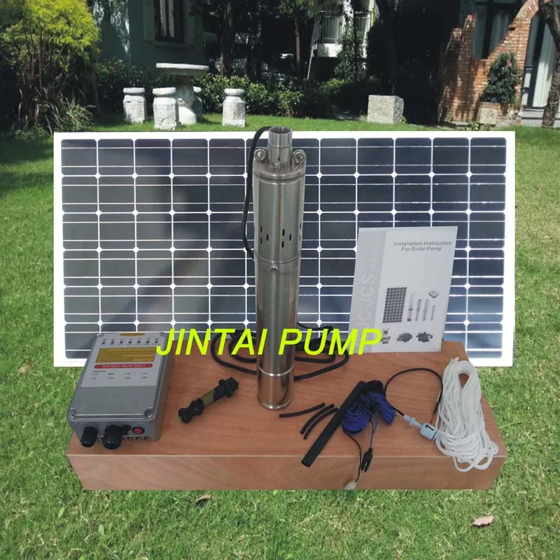 1HP, 2HP, 3HP, 5HP Solar Powered DC Submersible Deep Well Water Pumps