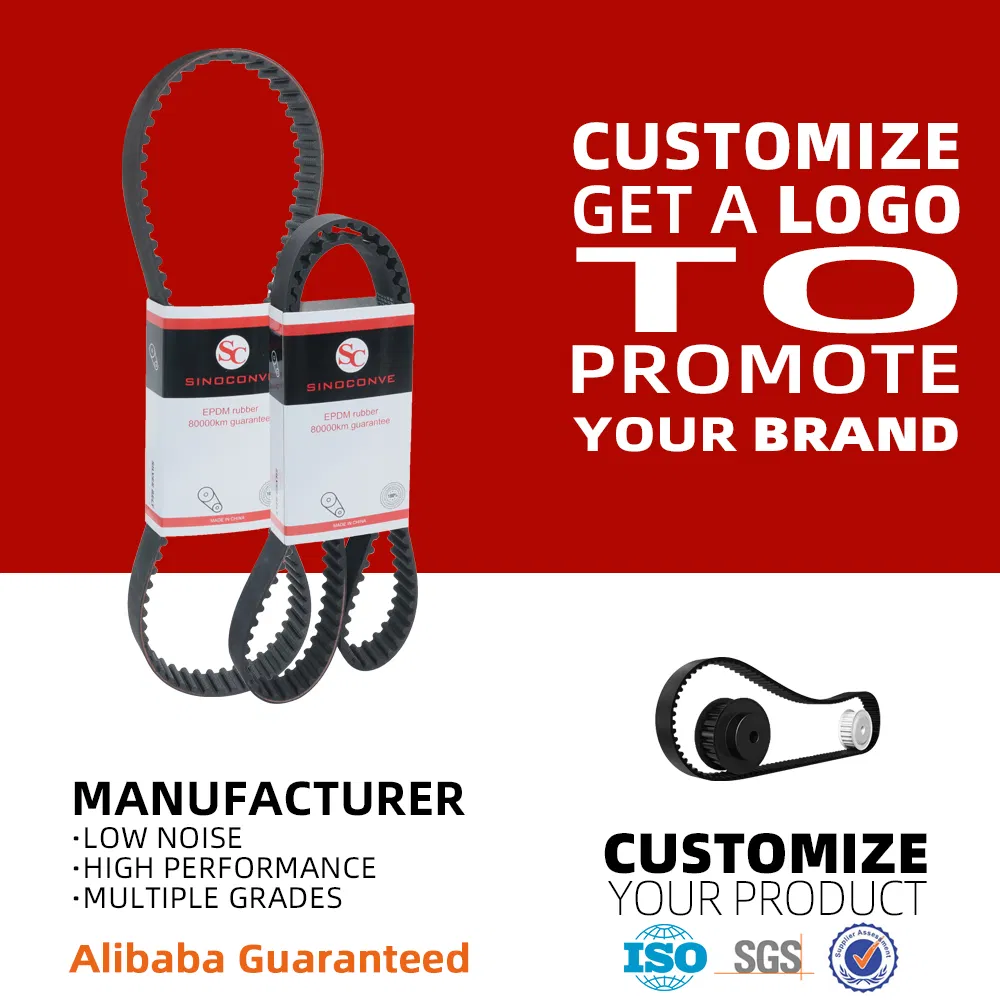 Sinoconve High Quality Industry Htd Std Rpp T XL L H Type Transmission Rubber Timing Belt