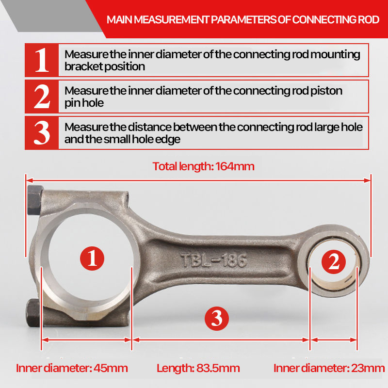 Rotary Connecting Rod of Air-Cooled Diesel Mini Tiller Engine