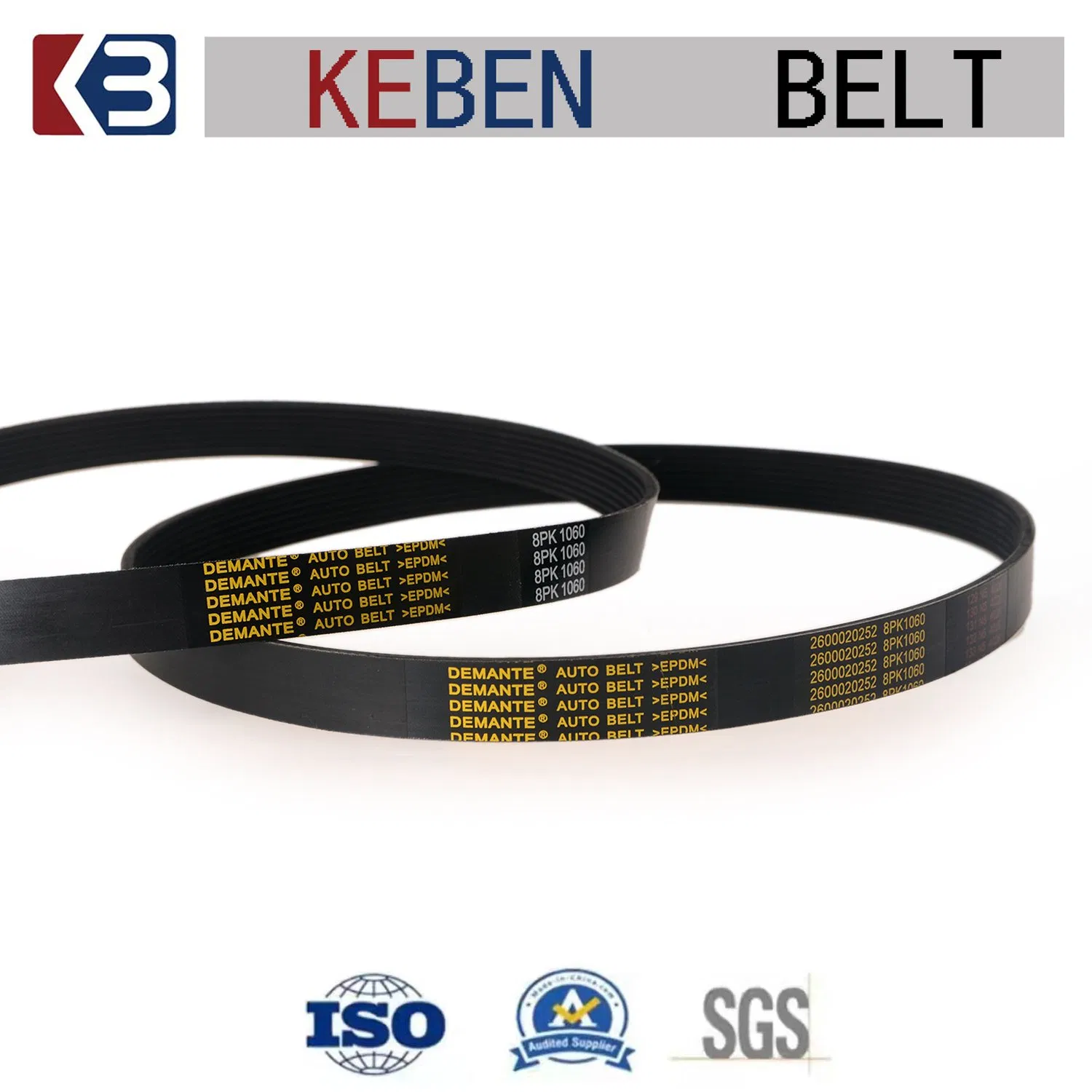 Rubber Auto Transmission Parts Fan Conveyortooth Drive Pk Timing Ribbed V Belt