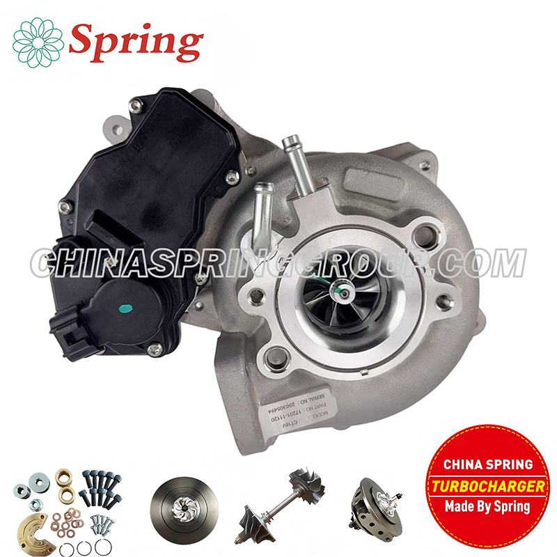 CT16V 17201-11120 Turbocompresor for Toyota Hilux 1gd 2.8t Engine Turbocharger Actuador Turbo