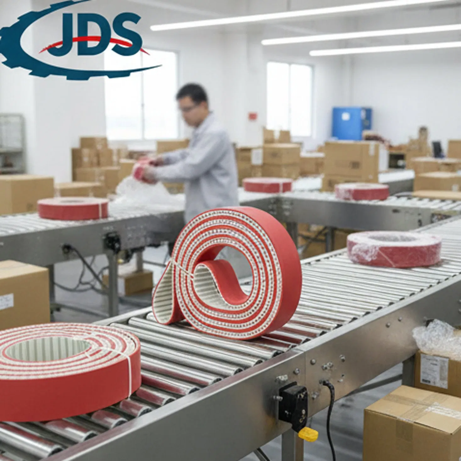 Durable At20 Truly Endless Industrial Timing Belt with Apl Coating for Ceramic Industry Applications