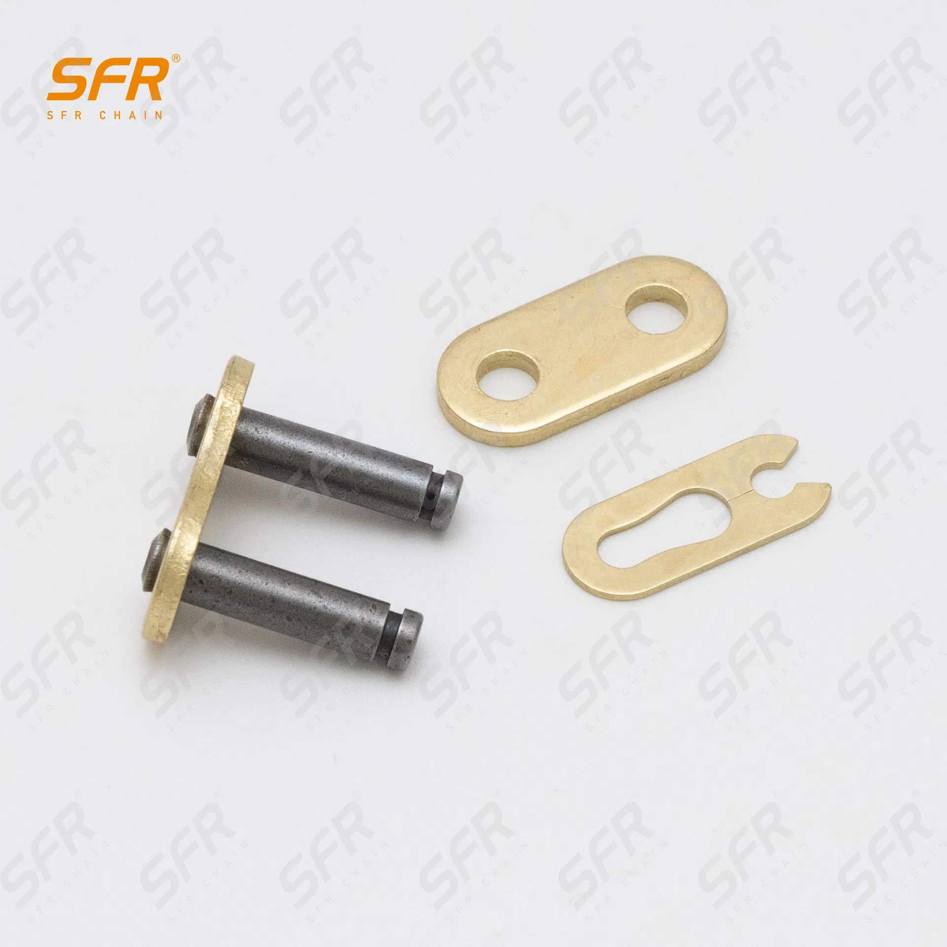 Sfr Factory Direct 428h-120L Timing Chain Kit Rear Motorcycle Chain Tooth Plate Accessories 45# Steel China Applicable for