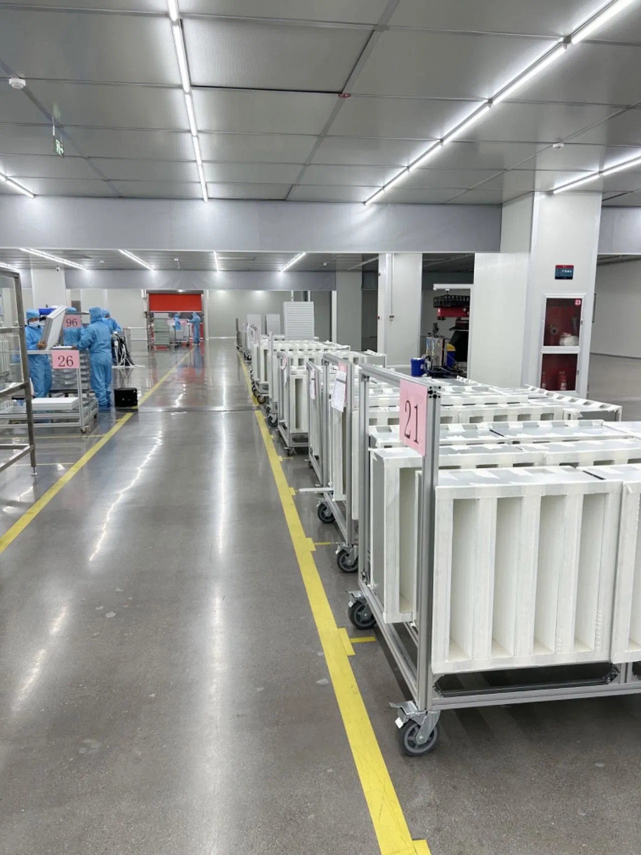 V Cell Ahu HEPA Filter Medium Efficiency Merv13 F7 F8 Plastic Frame Mini-Pleated Compact 4 V Bank Air Filter 24X24X12