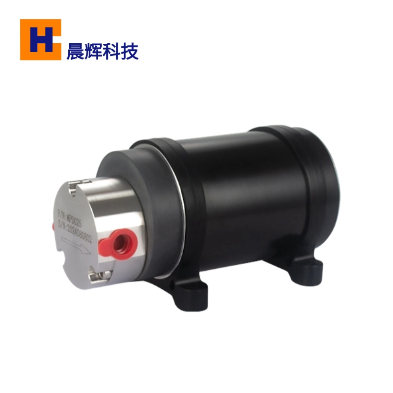 Hot Sale 2.5L/Min Flow Miniature Gear Type Pump Micro Fluid Metering Dosing Oil Water Pump with Brush 30W 24V DC Motor