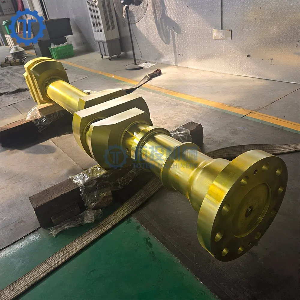 Totem OEM Marine and Reciprocating Compressor Spare Parts Large Steel Crankshaft